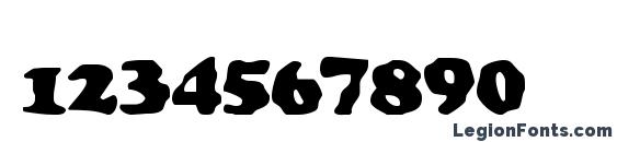 Charlemagne Condensed Font, Number Fonts