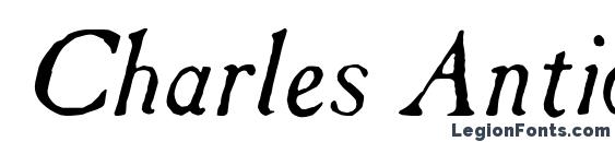 Charles Antique font, free Charles Antique font, preview Charles Antique font