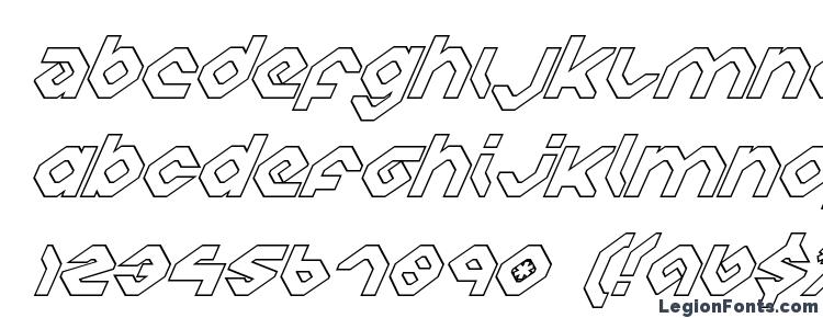 glyphs Charlies Angles Italic Outline font, сharacters Charlies Angles Italic Outline font, symbols Charlies Angles Italic Outline font, character map Charlies Angles Italic Outline font, preview Charlies Angles Italic Outline font, abc Charlies Angles Italic Outline font, Charlies Angles Italic Outline font