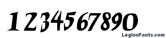 Charon Font, Number Fonts