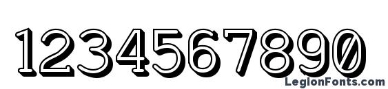 Charrington Posh Font, Number Fonts