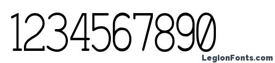 Charrington Strewn Font, Number Fonts