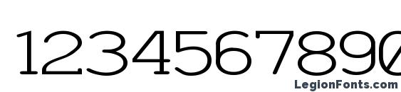 Charrington Wide Font, Number Fonts