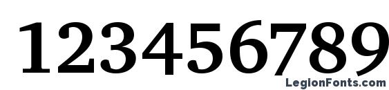 Charter Bd ITC TT Bold Font, Number Fonts