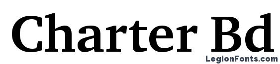 Charter Bd OS ITC TT Bold Font, Serif Fonts