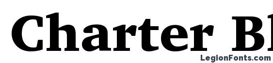 Charter Black BT font, free Charter Black BT font, preview Charter Black BT font