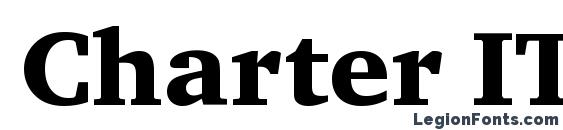 Charter ITC Black font, free Charter ITC Black font, preview Charter ITC Black font