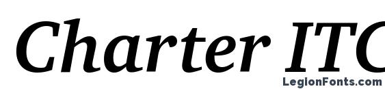 Charter ITC Bold Italic Font