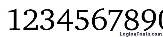 Charter ITC Regular Font, Number Fonts