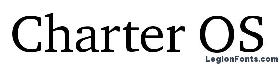 шрифт Charter OS ITC TT, бесплатный шрифт Charter OS ITC TT, предварительный просмотр шрифта Charter OS ITC TT