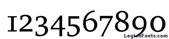 Charter SC ITC TT Font, Number Fonts