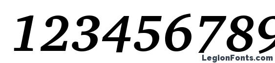 Charterc bolditalic Font, Number Fonts