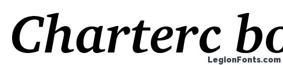 Charterc bolditalic Font