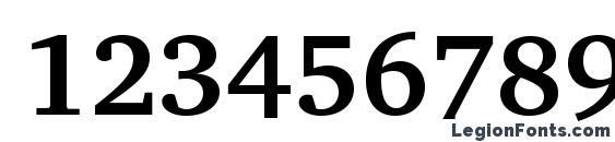 CharterITC Bold Font, Number Fonts