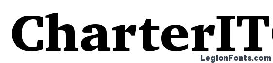 CharterITCBlack Font