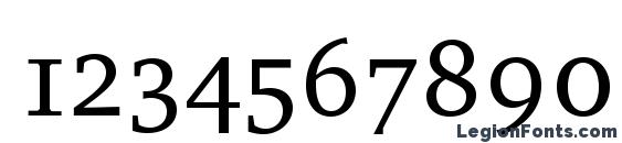 Charterosc Font, Number Fonts