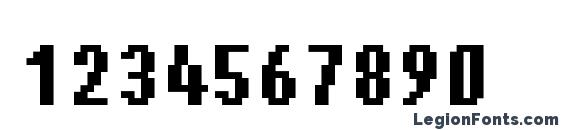 Charybdis Font, Number Fonts
