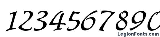 Chauser Font, Number Fonts