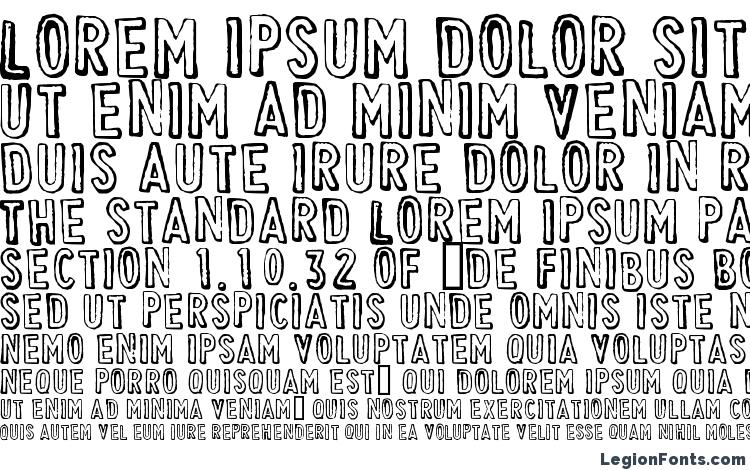 specimens Cheapskate Outline font, sample Cheapskate Outline font, an example of writing Cheapskate Outline font, review Cheapskate Outline font, preview Cheapskate Outline font, Cheapskate Outline font