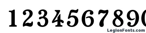 Cheboygan Font, Number Fonts