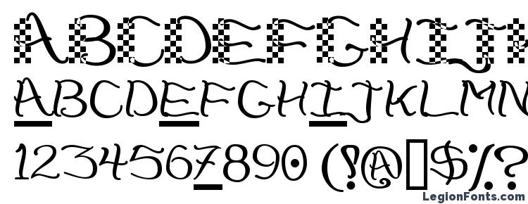 glyphs Checkerhat font, сharacters Checkerhat font, symbols Checkerhat font, character map Checkerhat font, preview Checkerhat font, abc Checkerhat font, Checkerhat font