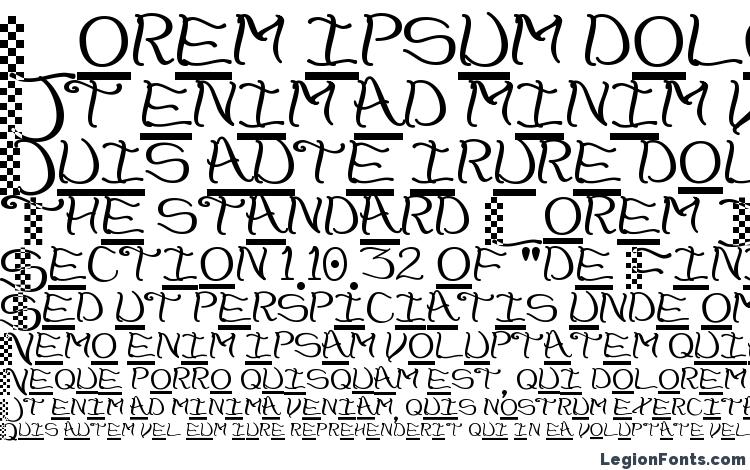 specimens Checkerhat font, sample Checkerhat font, an example of writing Checkerhat font, review Checkerhat font, preview Checkerhat font, Checkerhat font