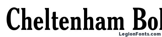 Шрифт Cheltenham Bold Condensed BT