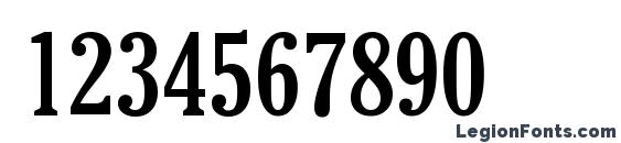 Cheltenham Bold Extra Condensed BT Font, Number Fonts