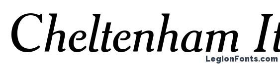 Cheltenham Italic BT Font