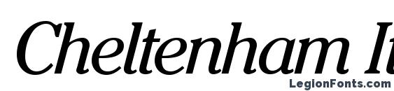 шрифт Cheltenham Italic, бесплатный шрифт Cheltenham Italic, предварительный просмотр шрифта Cheltenham Italic