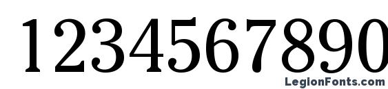 Cheltenham ITC Book BT Font, Number Fonts