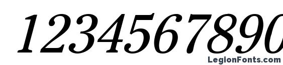 Cheltenham Normal Italic Font, Number Fonts