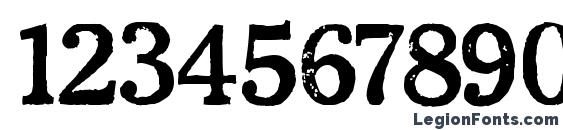 CheltPress Trial Font, Number Fonts