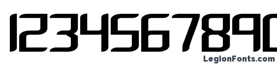 Chemical Reaction A BRK Font, Number Fonts