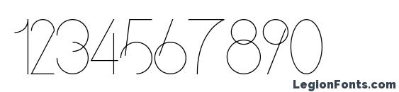 Chempaka Ranting Font, Number Fonts