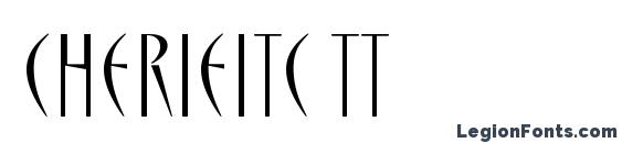 CherieITC TT font, free CherieITC TT font, preview CherieITC TT font