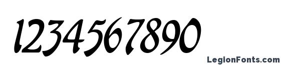 Cheshire Italic Font, Number Fonts