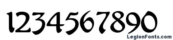 CheshireBroad Regular Font, Number Fonts