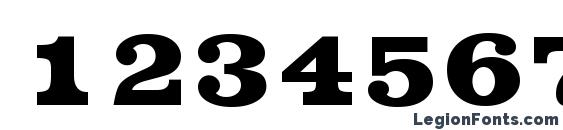 Chesterfield Regular Font, Number Fonts