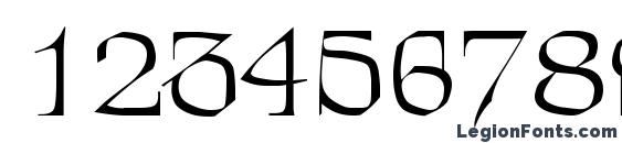 Chevalier Regular Font, Number Fonts