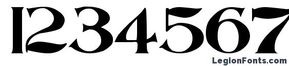 Chiapas Font, Number Fonts