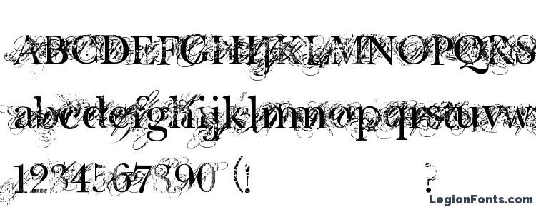 glyphs Chic decay font, сharacters Chic decay font, symbols Chic decay font, character map Chic decay font, preview Chic decay font, abc Chic decay font, Chic decay font