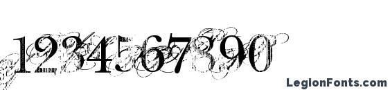 Chic decay Font, Number Fonts