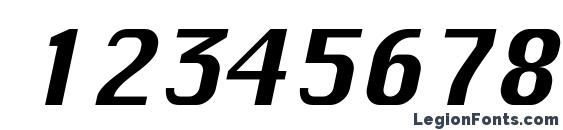 Chicane Italic Font, Number Fonts