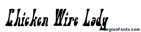 Chicken Wire Lady font, free Chicken Wire Lady font, preview Chicken Wire Lady font