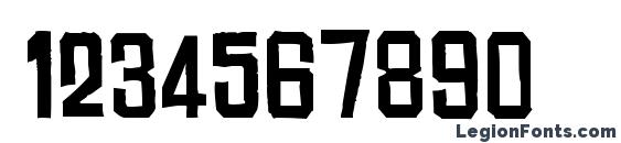 Chinese Rocks Font, Number Fonts