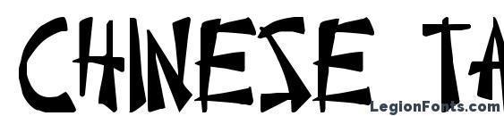 Chinese Takeaway font, free Chinese Takeaway font, preview Chinese Takeaway font