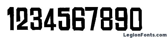 ChineseRocksRg Regular Font, Number Fonts