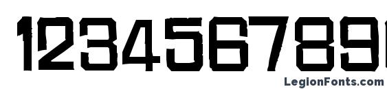 ChineseRocksXp Regular Font, Number Fonts