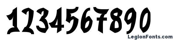 Chineze LT Bold Font, Number Fonts